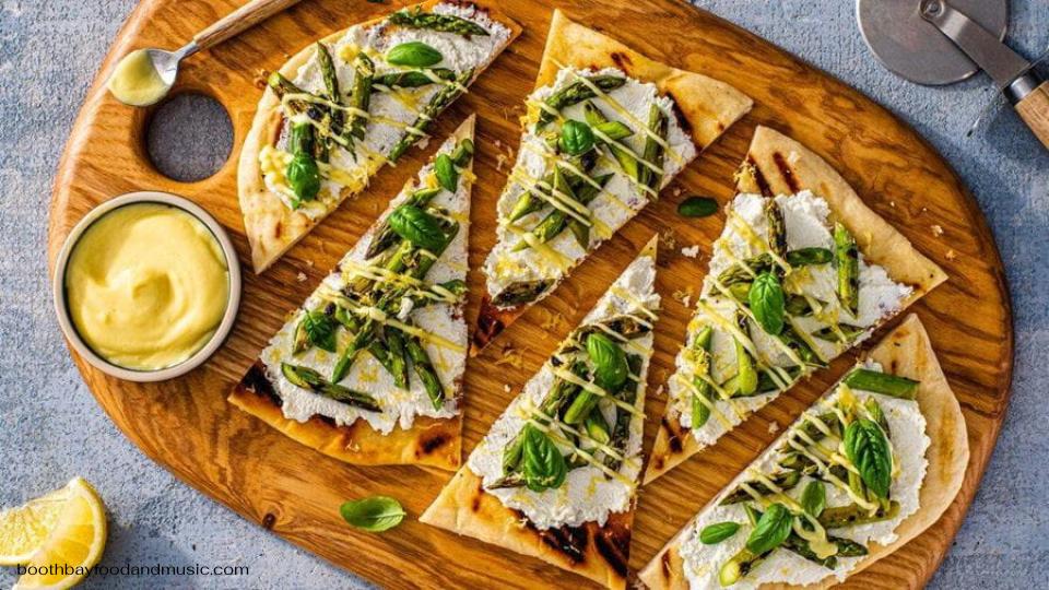 Grilled Flatbread with Asparagus